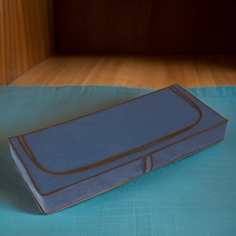 BLUE niebieski organizer do szafy na suwak 120x50x15cm