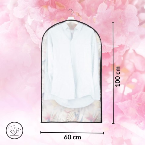 FLORAL w kwiaty organizer na płaszcz 60x100cm