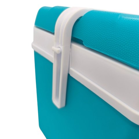 Lodówka turystyczna 35L KAMAI EDA na wkłady mrożące, niebieska z białą rączką