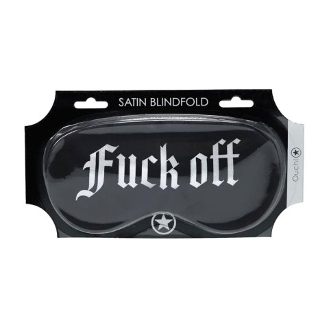 Fuck Off - Printed Satin Mask