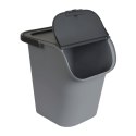 Kosz do segregacji odpadów, 40L z pokrywą i rączką