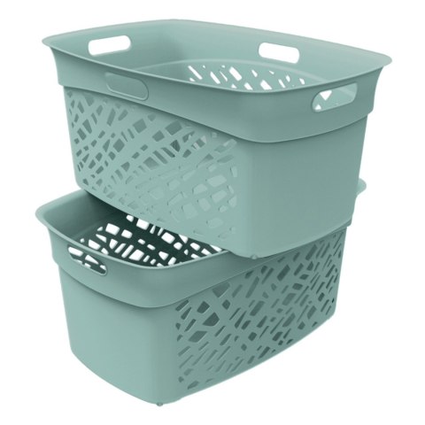 Kosz na bieliznę 45L, zielony