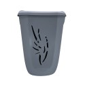 Kosz na pranie 40L Flora, Szary
