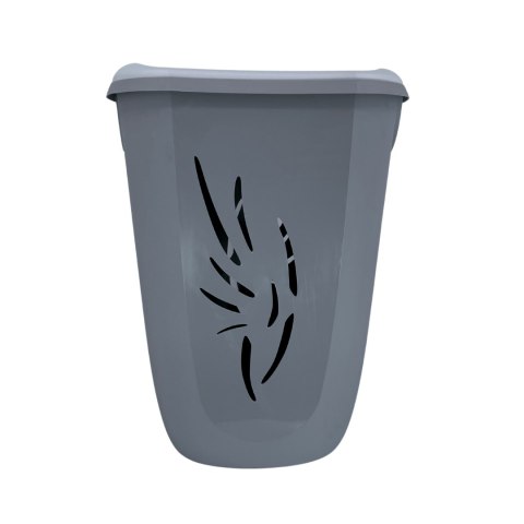 Kosz na pranie 40L Flora, Szary