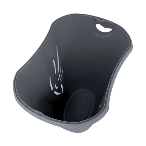 Kosz na pranie 40L Flora, Szary