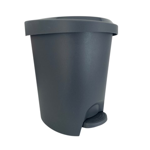 Kosz wewnętrzny, do łazienki, kuchni, z pedałem 6L, grafitowy