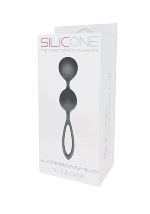 Kulki-PALLINE BLACKBERRIES PUSSY SILICONE BLACK