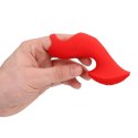 Textured Finger Vibrator - Sunrise Red