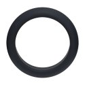 Wide O Silicone Cockring - M - 35mm - Black