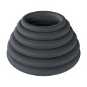 Classic Silicone Cockring Set of 6 - Black