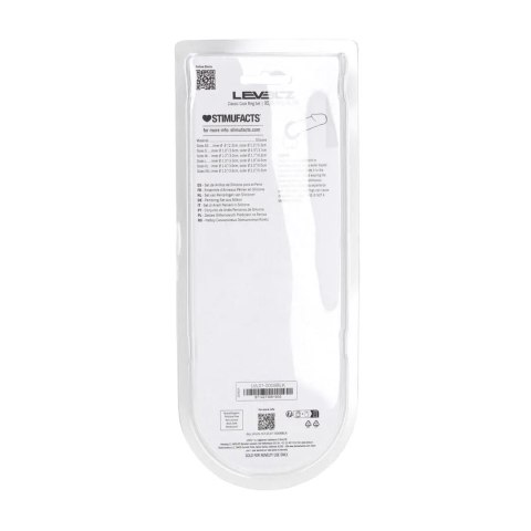 Classic Silicone Cockring Set of 6 - Black