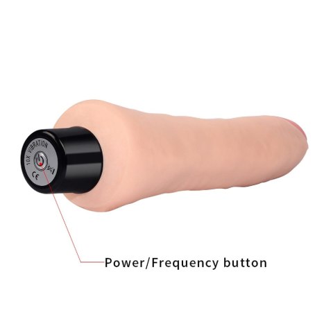 9"" REAL SOFTEE Vibrating Dildo 9"" REAL SOFTEE Vibrating Dildo