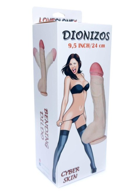 Dildo-DIONIZOS-LOVECLONEX 9,5""""""""-flexible Dildo-DIONIZOS-LOVECLONEX 9,5""""""""-flexible