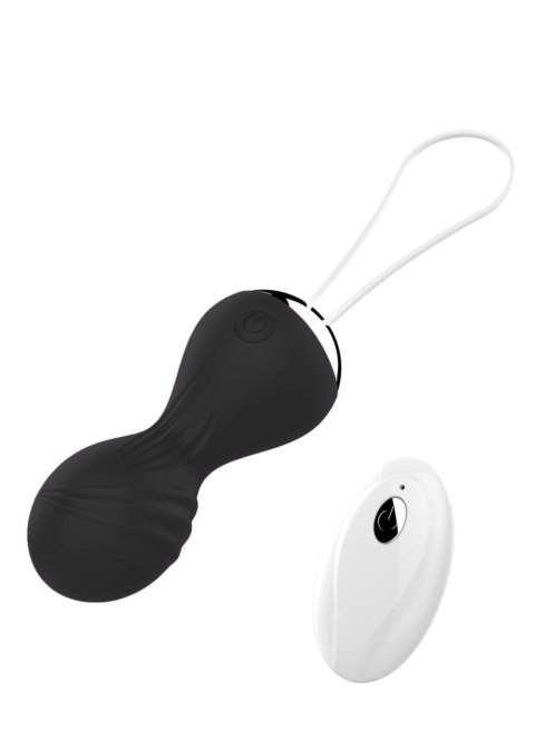 Kulki-Vibrating Silicone Kegel Balls USB 10 Function / Remote control -Black Kulki-Vibrating Silicone Kegel Balls USB 10 Function / Remote control -Black