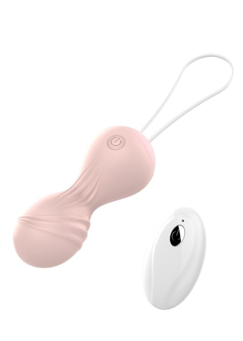 Kulki-Vibrating Silicone Kegel Balls USB 10 Function / Remote control -Flesh Kulki-Vibrating Silicone Kegel Balls USB 10 Function / Remote control -Flesh