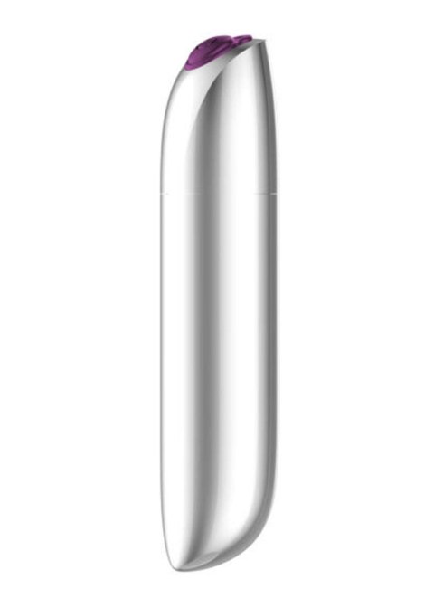 Stymulator-Rechargeable Powerful Bullet Vibrator USB 20 Functions - Silver Stymulator-Rechargeable Powerful Bullet Vibrator USB 20 Functions - Silver