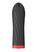 Stymulator-Rechargeable Silicone Touch Vibrator USB 10 Functions - Black