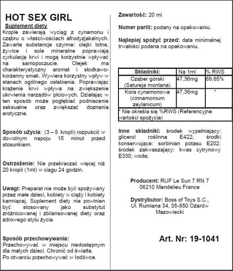 Supl.diety-HOT SEX GIRL 20ML Supl.diety-HOT SEX GIRL 20ML