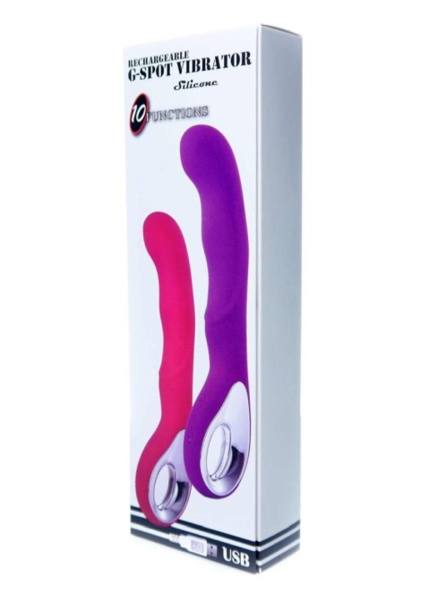 Vibrator G-spot 10 functions USB Purple Vibrator G-spot 10 functions USB Purple