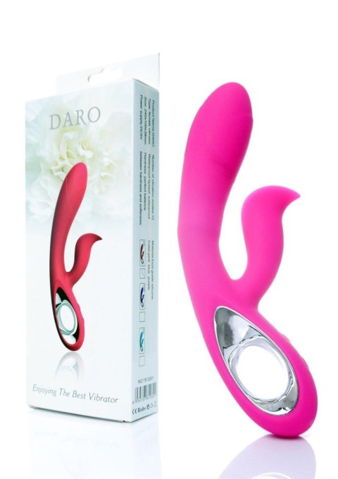 Wibrator-Daro,12 funkcji, USB Różowy Wibrator-Daro,12 funkcji, USB Różowy