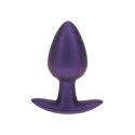 Smooth Silicone Anal Plug - Medium - 3.1 / 7,9 cm - Metallic Purple