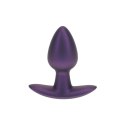 Smooth Silicone Anal Plug - Small - 2.6 / 6,5 cm - Metallic Purple