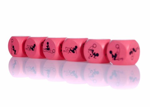 Zabawka-Kostka Miłości 25mm RÓŻOWA - 1 sztuka Zabawka-Kostka Miłości 25mm RÓŻOWA - 1 sztuka