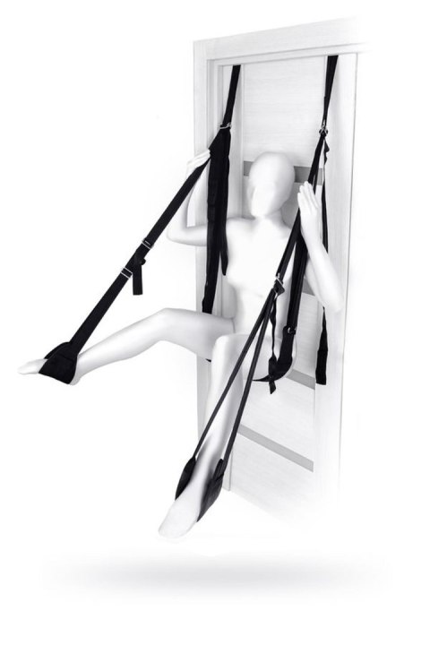 Anonymo Sex swing on the door , nylon, black Anonymo Sex swing on the door , nylon, black