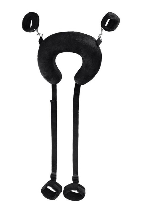 Anonymo fixing sling with pillow, velour, black, 127 cm Anonymo fixing sling with pillow, velour, black, 127 cm