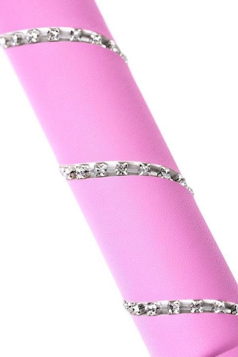 Anonymo flogger, PU leather, pink, 64 cm Anonymo flogger, PU leather, pink, 64 cm