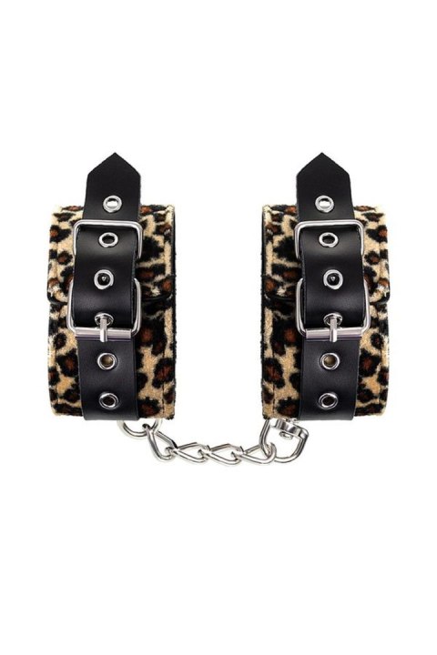Anonymo handcuffs, PU leather, print, 27 cm Anonymo handcuffs, PU leather, print, 27 cm