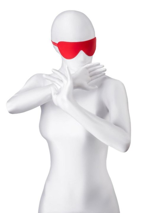 Anonymo mask, PU leather, red, 65 cm Anonymo mask, PU leather, red, 65 cm
