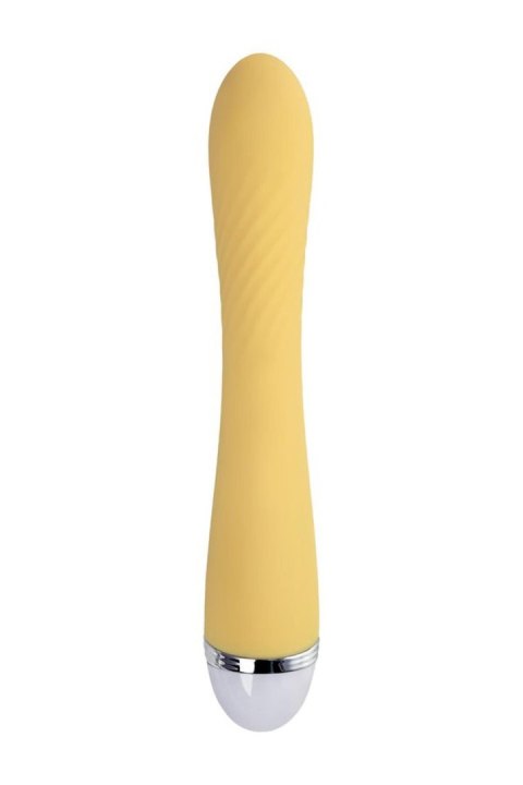 Vibrator Flovetta by Toyfa Calla, silicone, yellow, 22 cm Vibrator Flovetta by Toyfa Calla, silicone, yellow, 22 cm