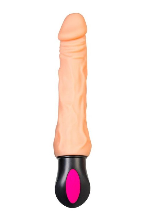 A-TOYS Realistic Vibrator with heating, TPE, 12 Modes, bendable, recharble A-TOYS Realistic Vibrator with heating, TPE, 12 Modes, bendable, recharble