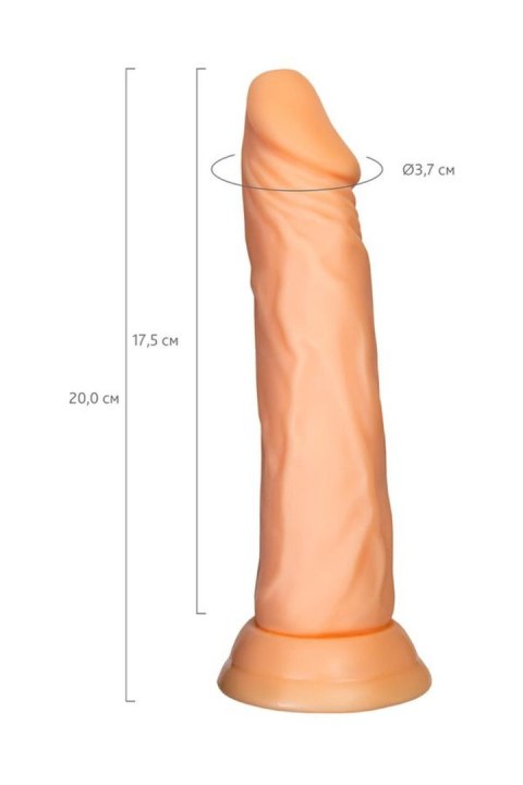 A-TOYS Realistic dildo Toon, TPE, nude, 17,5 cm A-TOYS Realistic dildo Toon, TPE, nude, 17,5 cm