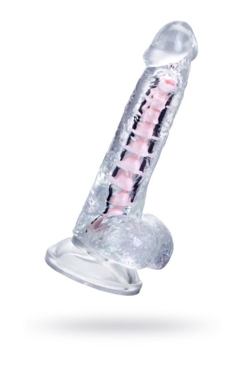 Flexible dildo A-Toys Paret, transparent, 18 cm Flexible dildo A-Toys Paret, transparent, 18 cm