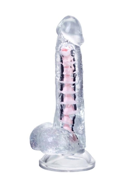 Flexible dildo A-Toys Paret, transparent, 18 cm Flexible dildo A-Toys Paret, transparent, 18 cm