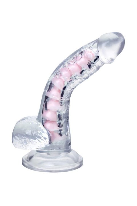 Flexible dildo A-Toys Paret, transparent, 18 cm Flexible dildo A-Toys Paret, transparent, 18 cm