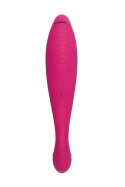 JOS Danvi vibrator with vacuum wave stimulation, silicone, pink, 21.5 cm