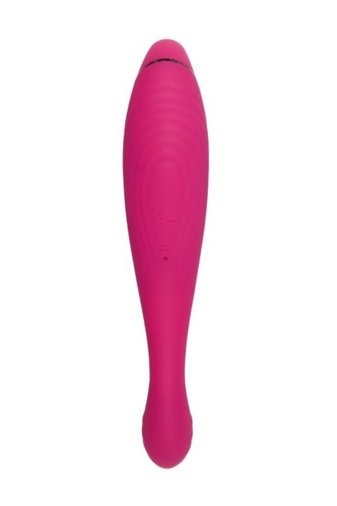 JOS Danvi vibrator with vacuum wave stimulation, silicone, pink, 21.5 cm JOS Danvi vibrator with vacuum wave stimulation, silicone, pink, 21.5 cm