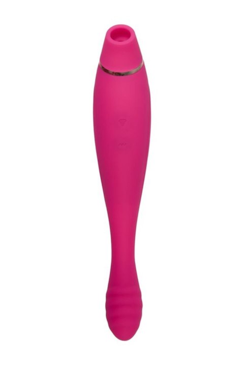 JOS Danvi vibrator with vacuum wave stimulation, silicone, pink, 21.5 cm JOS Danvi vibrator with vacuum wave stimulation, silicone, pink, 21.5 cm