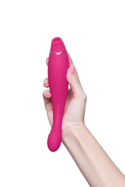 JOS Danvi vibrator with vacuum wave stimulation, silicone, pink, 21.5 cm JOS Danvi vibrator with vacuum wave stimulation, silicone, pink, 21.5 cm