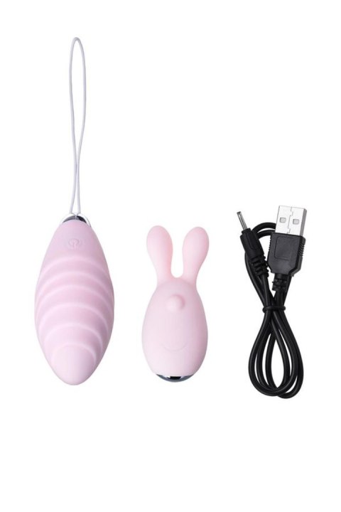 JOS VITA finger vibrating egg and vibrating attachment, silicone, powder pink, 8.5 and 8 cm JOS VITA finger vibrating egg and vibrating attachment, silicone, powder pink, 8.5 and 8 cm
