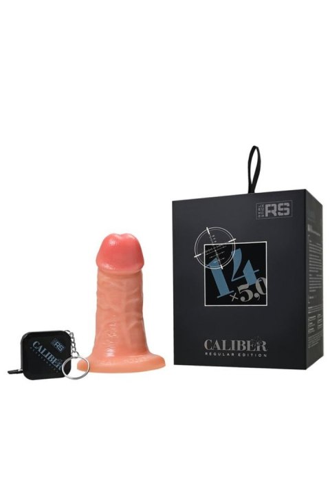 Realistic dildo Caliber 14/5 , PVC, flesh, length 14cm, diameter 5cm Realistic dildo Caliber 14/5 , PVC, flesh, length 14cm, diameter 5cm