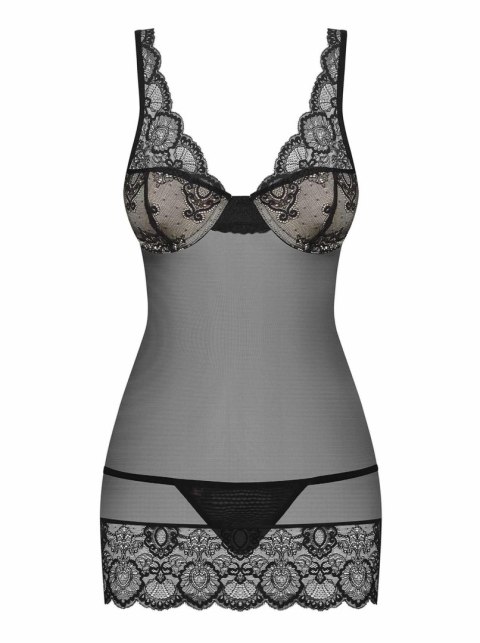 Bielizna-853-CHE-1 koszulka i stringi L/XL Bielizna-853-CHE-1 koszulka i stringi L/XL