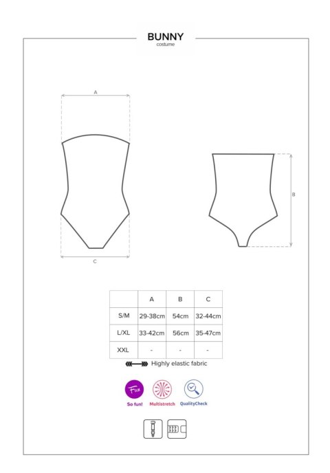 Bielizna-Bunny costume S/M Bielizna-Bunny costume S/M
