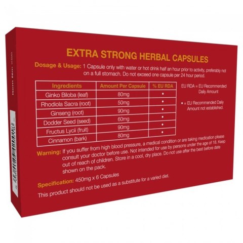 Supl.diety-Extra Strong 6 Capsules Supl.diety-Extra Strong 6 Capsules