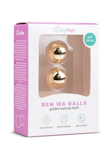 Kulki-Gold ben wa balls - 22mm Kulki-Gold ben wa balls - 22mm