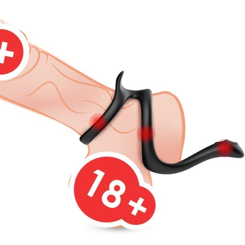 Pierścień - Tail black