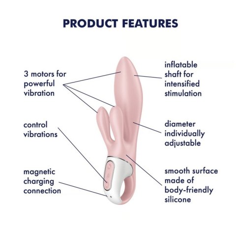 Air Pump Bunny 3 rose